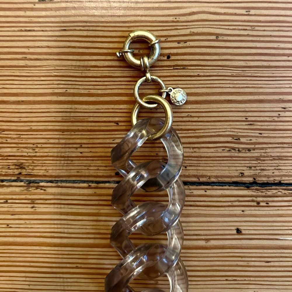 J.CREW Ombre Lucite Chunky Link Necklace. - Picture 12 of 15